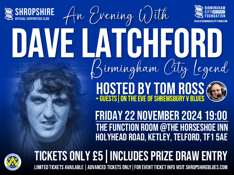 AN EVENING WITH DAVE&nbsp;LATCHFORD