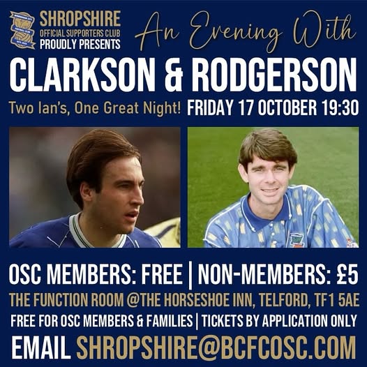 AN EVENING WITH… IAN CLARKSON & IAN&nbsp;RODGERSON